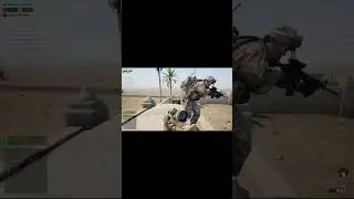 БРДМ не особо удачно заехал на нашу позицию Al-Basrah Squad #shorts