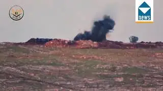 T 90 tank was hit by a rocket in Syria but it survived