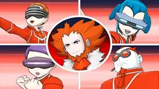 Pokémon X & Y - All Team Flare Scientists and Lysandre Battles