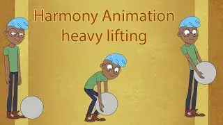 Animating an object lift in Toonboom Harmony