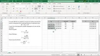 Interés compuesto con Excel