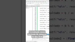 Formatação casas decimais de números do tipo float