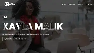 How to make a website with Animated text | Html and Css