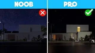 Enscape Night Rendering - Tips and Tricks