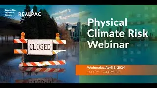 Physical Climate Risk – Webinar