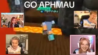 YouTubers watching Aphmau's final lap in Ace Race MCC