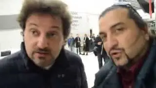 Leonardo Pieraccioni saluta i fan con il Salutatore dei vip