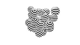 Stripey Reflective Spheres! :O