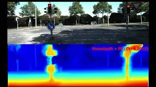 Semi-Supervised Monocular Depth Estimation with Left-Right Consistency Using Deep Neural Network