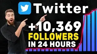 How To Grow Twitter Account - Twitter Followers Hack 2024