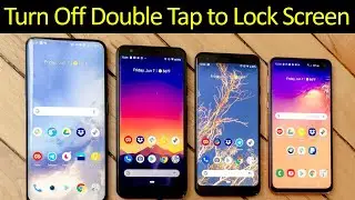 How to Disable Double Tap to Lock Screen on Android Phone?