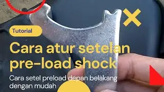Cara atur tingkatan level shock depan dan belakang - CBR150R 2019