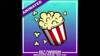 Twitch Animated Emote: Popcorn