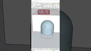 Learn how to make curve in the wall on sketchup✨ 