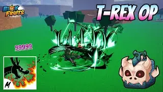 The Best and SCARY T REX Combo in Blox Fruits