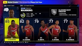 NBA 2K25: Los Angeles Clippers '91-'92 classic team - Jordan Era