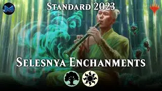 🟢⚪ Go Aggro with  Selesnya Enchantments | Standard 2023 MTG Arena Bo1