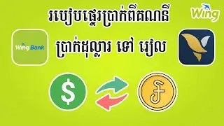 របៀបផ្ទេរប្រាក់ពីគណនីប្រាក់ដុល្លារ ទៅ ប្រាក់រៀល - How To Transfer Money from Dollar to Riel Account