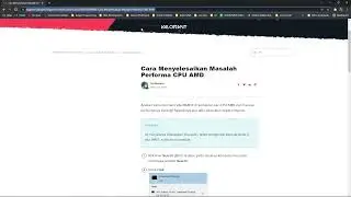 Cara mengatasi Low client FPS valorant di CPU AMD