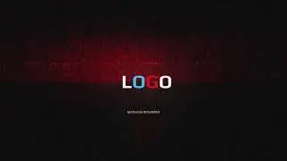 Modern Glitch Logo 2023 After Effects No Plugin