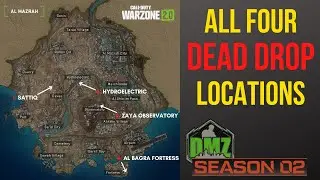 All 4 DEAD DROP Locations in Al Mazrah | Call of Duty Warzone 2.0 DMZ Season 2