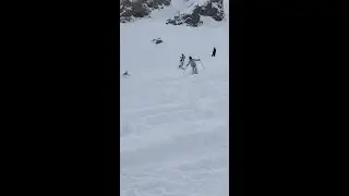 Shredding powder with friends at the Subaru and 'The Approach' Community Ski Day at Snowbird. ❄️