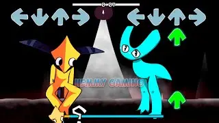 FNF New Rainbow Friends 2D Sings Animal (Roblox Rainbow Friends Chapter 2) FNF Mods