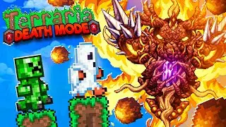 terraria but calamity death mode is IMPOSSIBLE