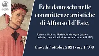 Echi danteschi nelle committenze artistiche di Alfonso I d’Este