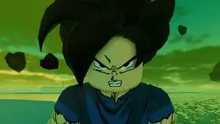 dbz goku turns super saiyan for the first time-ROBLOX-