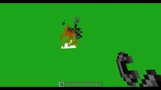 зажигалка lighter гринскрин Green screen ( maincraft ) майнкрафт