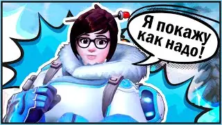 Показательная игра за Мэй в Heroes of the Storm