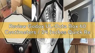 Review Godox UL-Octa Box 60 Centimeters / 24 Inches Quick Release Octagonal Softbox, Foldable Octa S