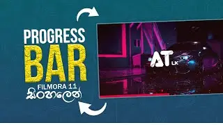 How to Make PROGRESS BAR In Filmora 11 | Sinhala