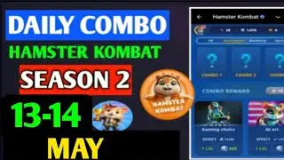 HAMSTER KOMBAT GAMEDEV DAILY COMBO | HAMSTER KOMBAT DAILY COMBO | 13-14 MAY HAMSTER DAILY COMBO
