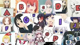 Learn the Alphabet with Anime part 2
