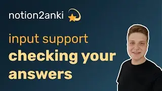 Checking Your Answers With Notion to Anki - Treat Bold Text as Input