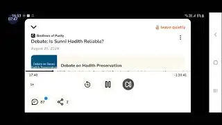 4th Debate on Hadith Reliability with @IslamicPhilosophers  (Stylometry)