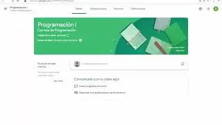 Crear clase en google classroom con cuenta institucional