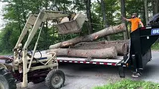 From Logs to Lumber. At Full Creek Farms learning the basics of Sawmilling