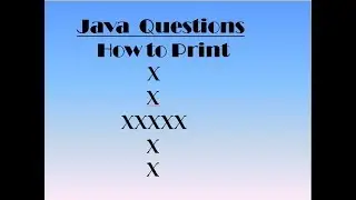 Java Question:How to print pattern Plus