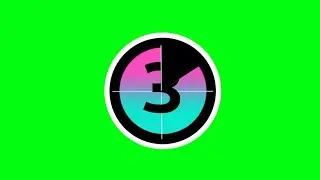 ✅Countdown timer 3 seconds green screen