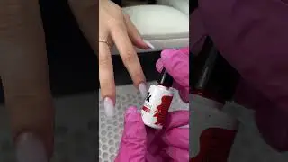 Дизайн ногтей – классический красный цвет #дизайнногтей #маникюр #ногти