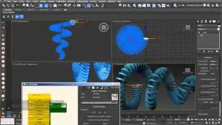 Sectioning 03: parametric array following a path with para 3D in 3ds max