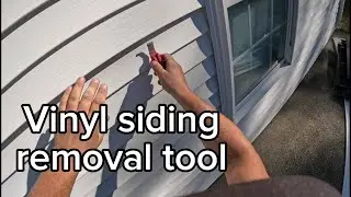 Vinyl siding removal tool