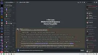 deluna sunucusu ses aktifliği full token yazık #discord