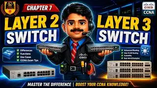 What is the difference between Layer 2 and Layer 3 Switches? | CCNA 200-301