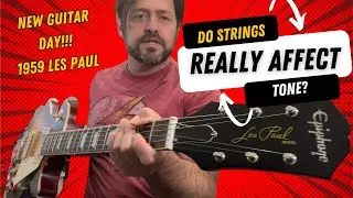 Epiphone 1959 limited edition Les Paul. Will guitar strings change the tone? Guitar string tone