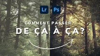 Voilà comment je transforme mes PHOTOS en PEINTURES avec LIGHTROOM et PHOTOSHOP (photo de forêt)