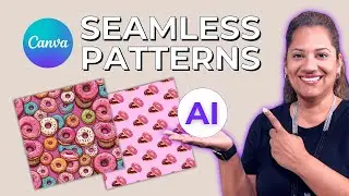 Make SEAMLESS Patterns with AI + Canva in Minutes!